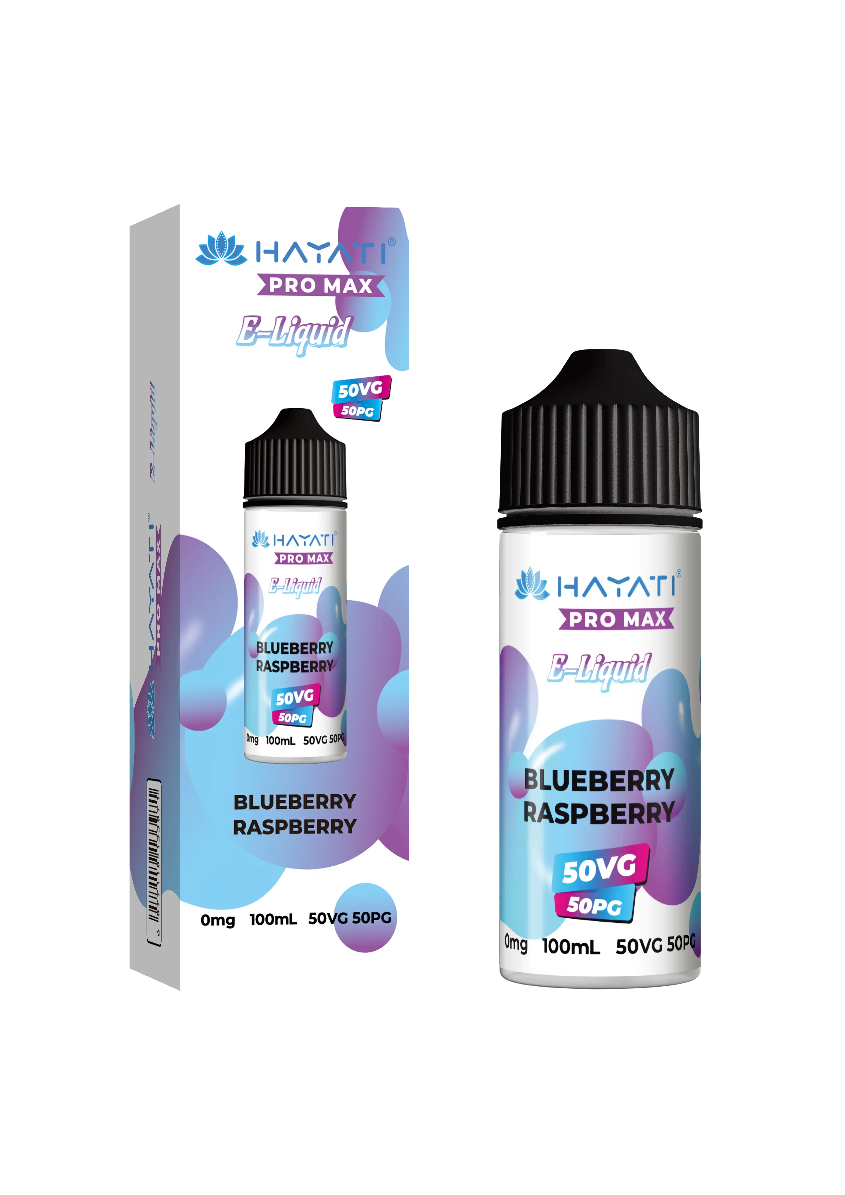  Hayati Pro Max Eliquid 50/50 Blueberry Raspberry - 100ml 